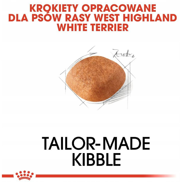 Sucha karma Royal Canin West Highland White Terrier Adult dla dorosłych i starzejących się psów 500 g (3182550751292) - obraz 5