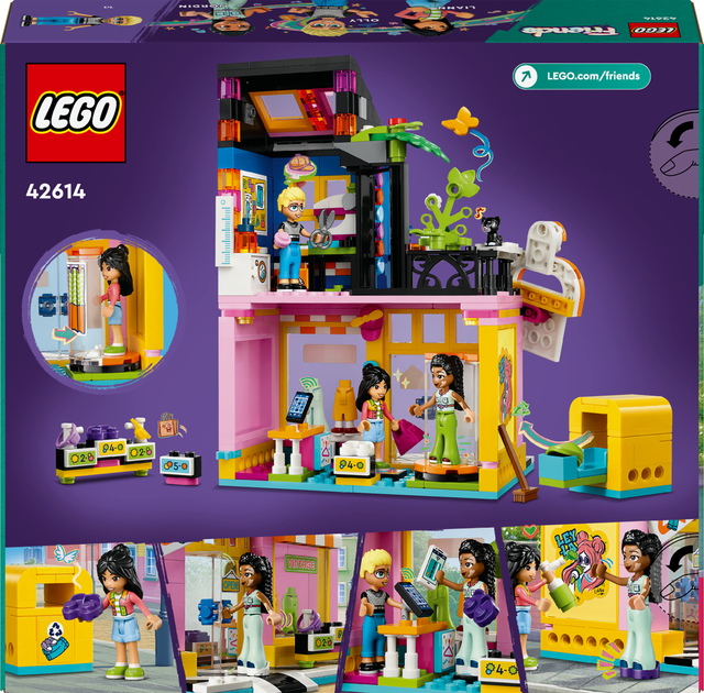 Zestaw klocków LEGO Friends Sklep z używaną odzieżą 409 elementów (42614) - obraz 2