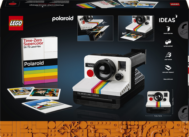 Zestaw klocków LEGO Ideas Aparat Polaroid OneStep SX-70 516 elementów (21345) - obraz 2