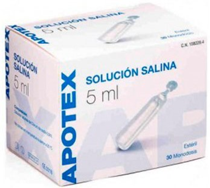 Roztwór fizjologiczny zawierający sól Apotex Physiological Saline Solution 30 szt (8470001582294) - obraz 1