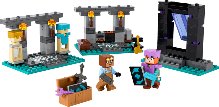 Zestaw klocków LEGO Minecraft Zbrojownia 203 elementy (21252) - obraz 4