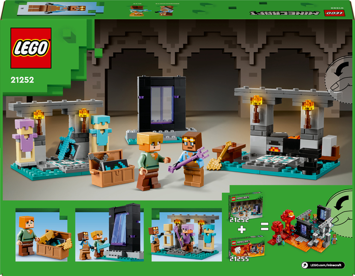 Zestaw klocków Lego Minecraft Zbrojownia 203 części (21252) - obraz 2