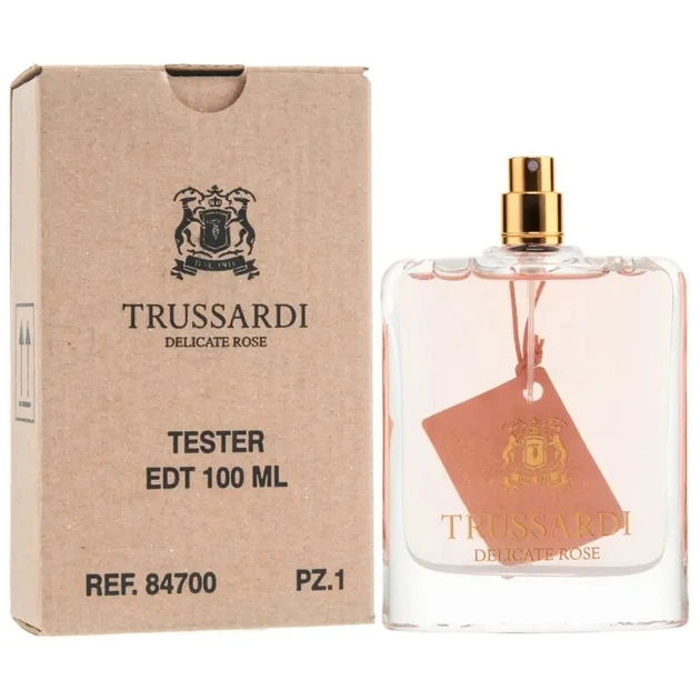 Тестер Туалетна вода для жінок Trussardi Delicate Rose 100 мл - Фото 1 Тестер Туалетна вода для жінок Trussardi Delicate Rose 100 мл - зображення 1