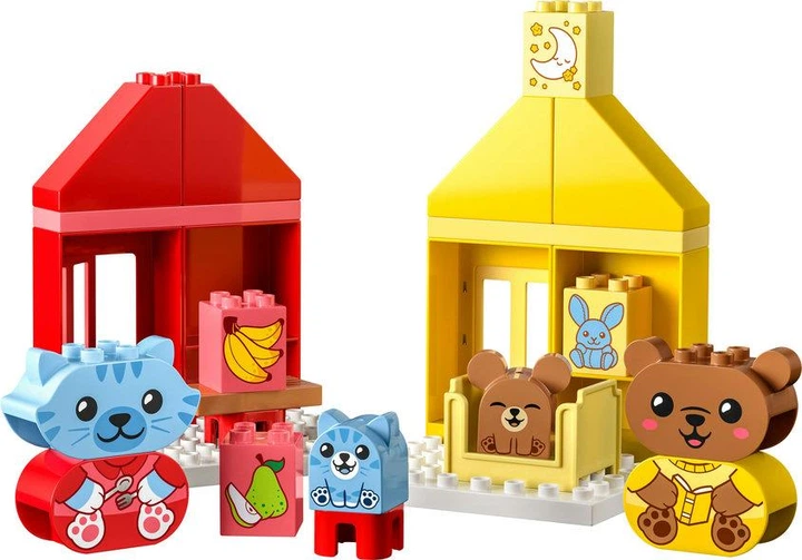 Конструктор LEGO DUPLO My First Повсякденні процедури: Час вечері й сну 28 деталей (10414) - Фото 3 Конструктор LEGO DUPLO My First Повсякденні процедури: Час вечері й сну 28 деталей (10414) - зображення 3