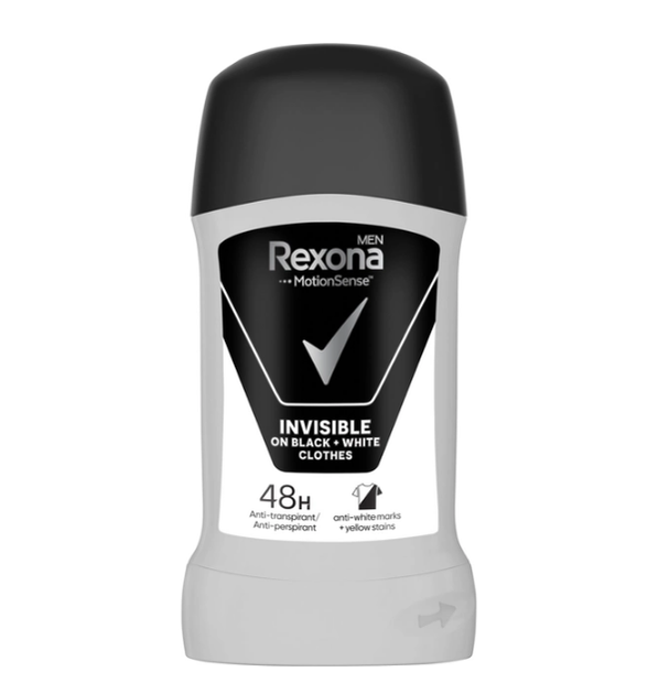 Антиперспірант Rexona олівець чоловічий Невидимий на білому і чорному 50 мл (96097335) - Фото 1 Антиперспірант Rexona олівець чоловічий Невидимий на білому і чорному 50 мл (96097335) - изображение 1