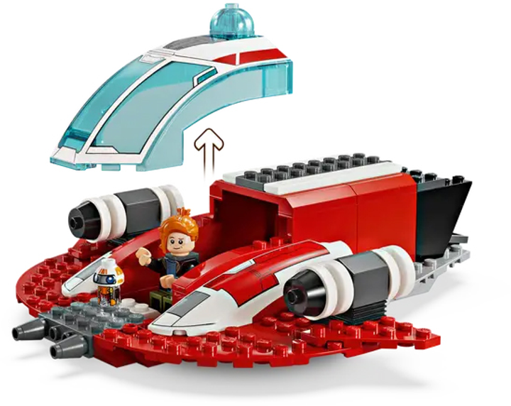 Конструктор LEGO Star Wars Багряний вогняний яструб 136 деталей (75384) - зображення 5