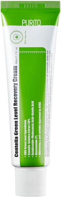 Krem do twarzy Purito Centella Green Level Recovery Cream regenerujący na bazie wąkroty azjatyckiej 50 ml (8809563102464) - obraz 1