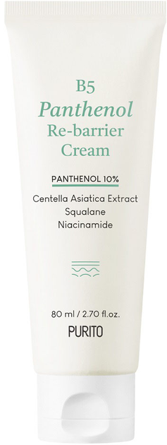 Krem Purito B5 Panthenol Re-Barrier Cream łagodzący regenerujący z pantenolem 80 ml (8809563101443) - obraz 1