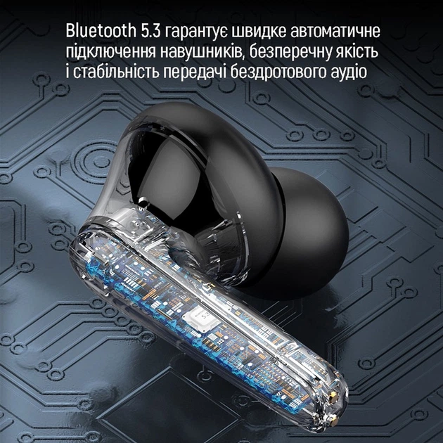 Навушники СolorWay TWS-3 Earbuds Black (CW-TWS3BK) - изображение 10
