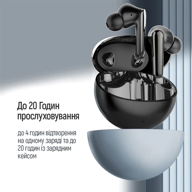Навушники СolorWay TWS-3 Earbuds Black (CW-TWS3BK) - изображение 15