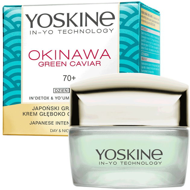 Krem do twarzy Yoskine Okinawa Green Caviar z kawiorem na dzień i na noc 70+ 50 ml (5900525065230) - obraz 1