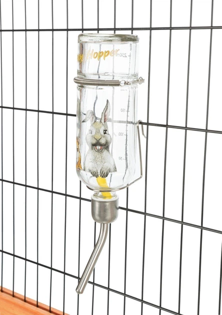 Поилка для грызунов Trixie Honey & Hopper 250 мл Стекло (TX-60446) - Фото 3 Поилка для грызунов Trixie Honey & Hopper 250 мл Стекло (TX-60446) - изображение 3
