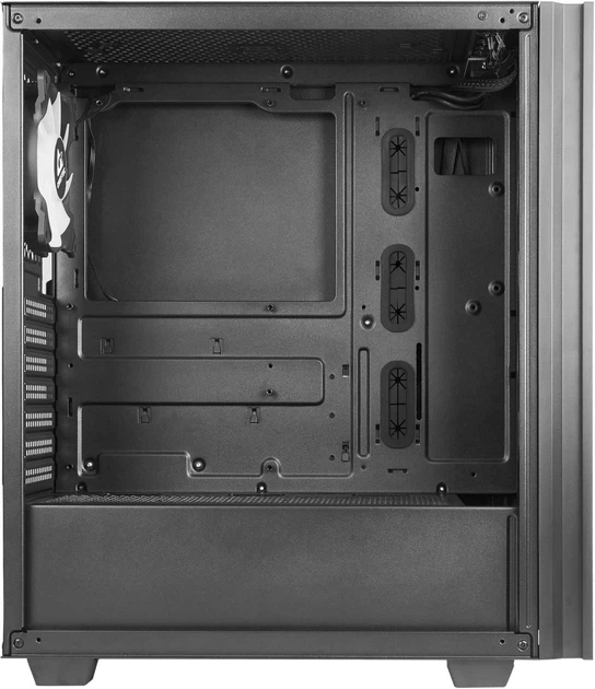 Корпус CHIEFTEC Gaming Hunter 2 Tempered Glass Edition, без БЖ, 1xUSB3.1, 1xUSB Type-C, 4x120мм RAINBOW ARGB, VGA 320мм, LCS ready, ATX, чорний - изображение 8