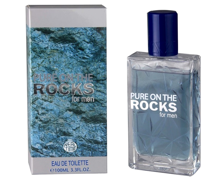 Woda toaletowa męska Real Time Pure On The Rocks For Men 100 ml (8715658350279) - obraz 1