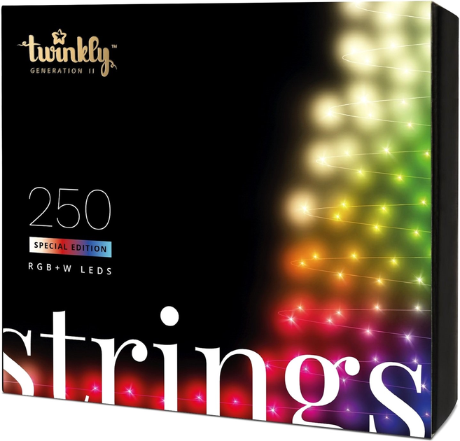 Світлодіодна Smart LED-гірлянда Twinkly Strings RGBW (8056326671723) - зображення 1