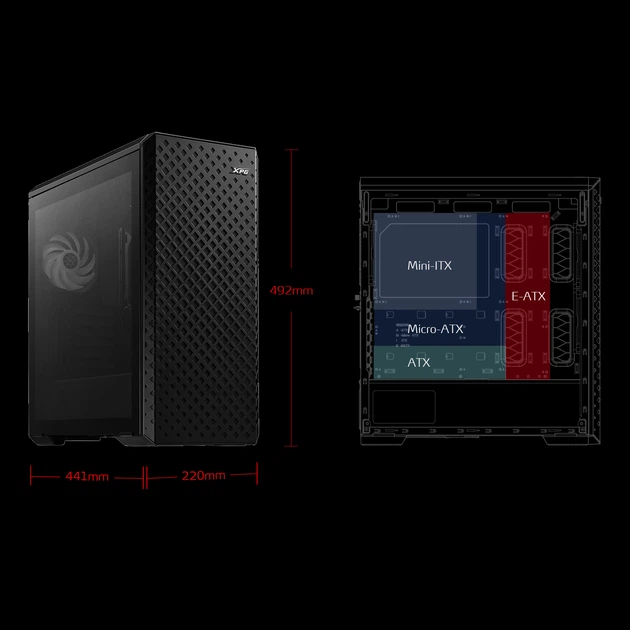 Корпус XPG Defender Pro Black (XPG DEFENDER PRO) - зображення 6