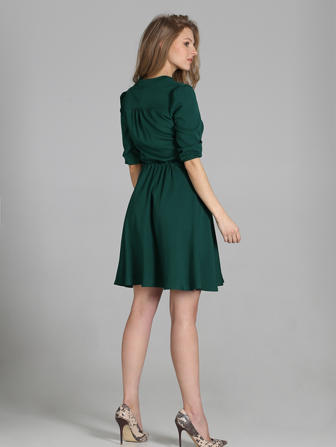 Плаття міні жіноче Lanti Suk156 44 Зелене (5904252710296) - зображення 2