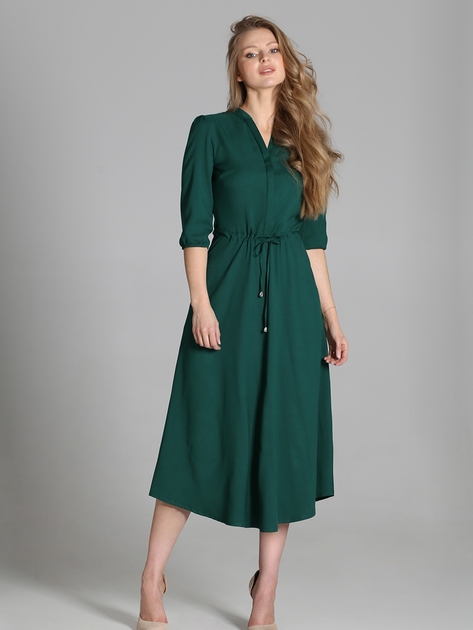 Плаття максі жіноче Lanti SUK205 40 Зелене (5904252721469) - зображення 1