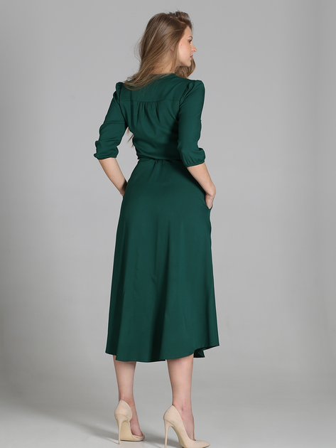Плаття максі жіноче Lanti SUK205 40 Зелене (5904252721469) - зображення 2