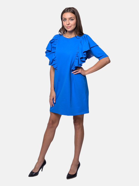 Плаття міні жіноче MODAGI A6 One Size Синє (5904996500214) - зображення 1