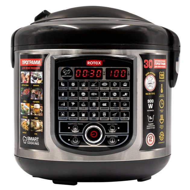 Мультиварка Rotex RMC505-B Excellence 5 литров 30 программ - изображение 1
