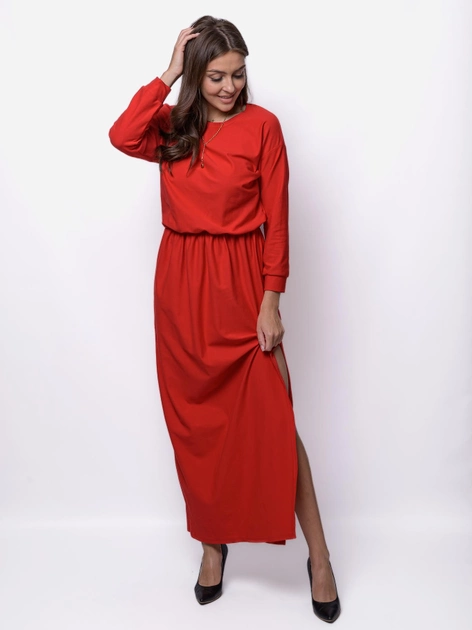 Плаття максі жіноче MODAGI A27 S/M Червоне (5904996500917) - зображення 1