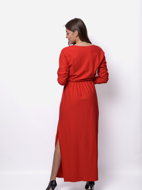 Sukienka maxi damska MODAGI A27 L/XL Czerwona (5904996500924) - obraz 2