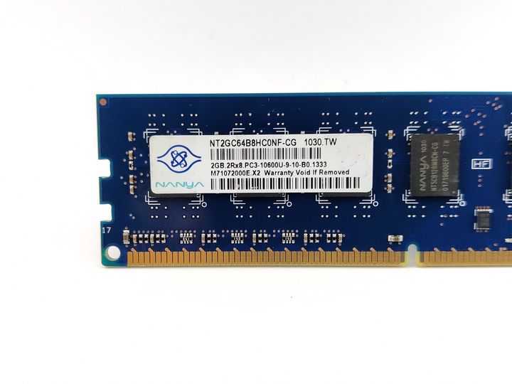 Оперативная память Nanya DDR3 2Gb 1333MHz PC3-10600U (NT2GC64B8HC0NF-CG ...