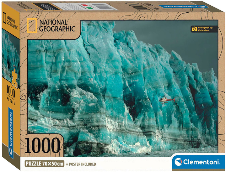 Puzzle Clementoni Compact National Geographic 1000 elementów (8005125397310) - obraz 1