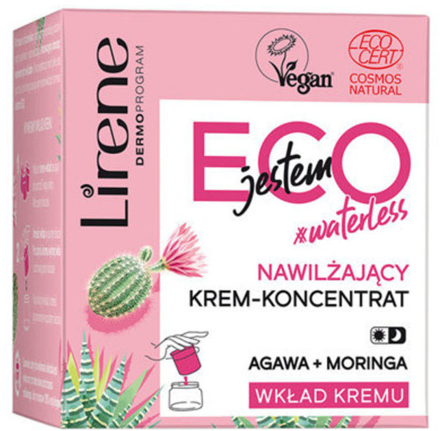 Крем для обличчя Lirene I'm ECO Moisturizing Cream-Concentrate 50 мл (5900717075849) - зображення 1