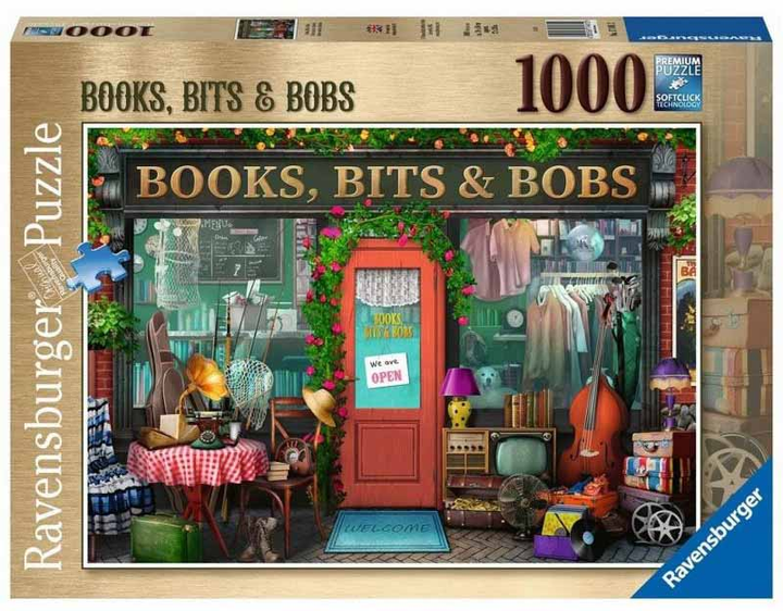 Пазл Ravensburger Книгарня 1000 елементів (4005556174812) - зображення 1