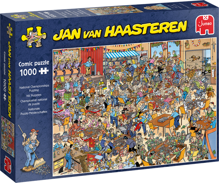 Puzzle Jumbo Mistrzostwa w układaniu puzzli 1000 elementów (8710126190906) - obraz 1