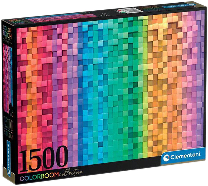 Puzzle Clementoni Color Boom Pixels 1500 elementów (8005125316892) - obraz 1