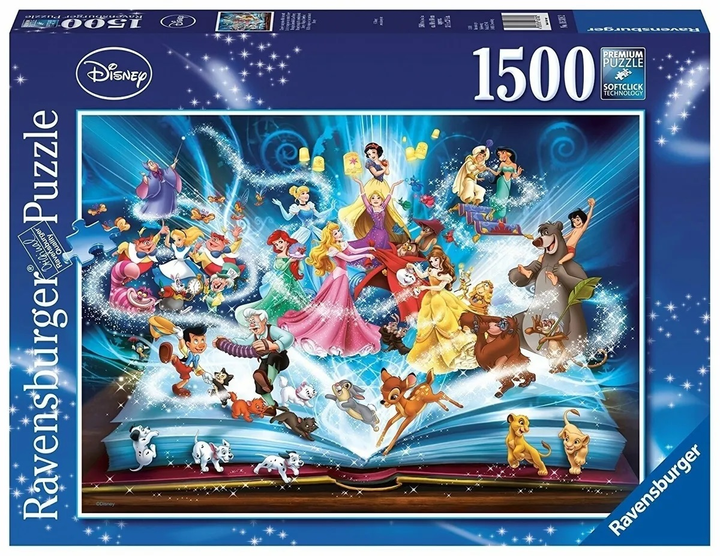 Puzzle Ravensburger Księga opowieści Disneya 1500 elementów (4005556163182) - obraz 1