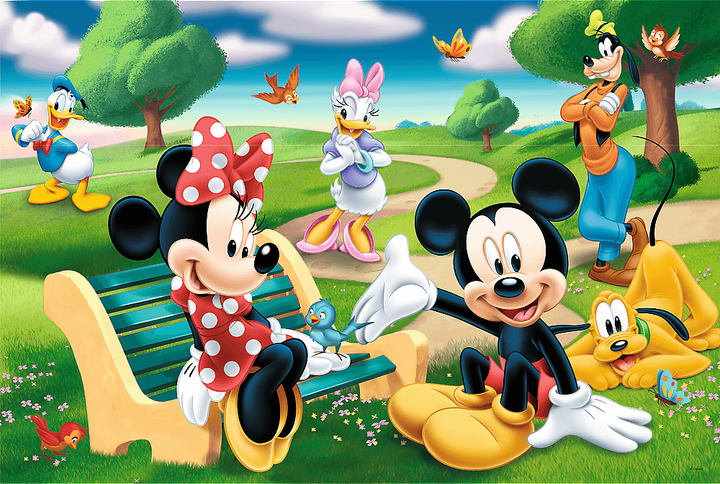 Puzzle Trefl Maxi Myszka Miki w gronie przyjaciół 24 elementy (5900511143447) - obraz 2