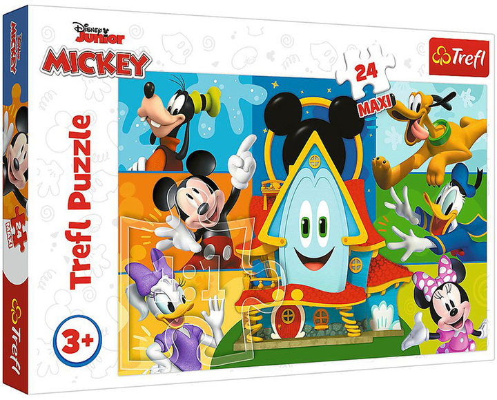 Puzzle Trefl Maxi Myszka Miki i i przyjaciele 24 elementy (5900511143515) - obraz 1