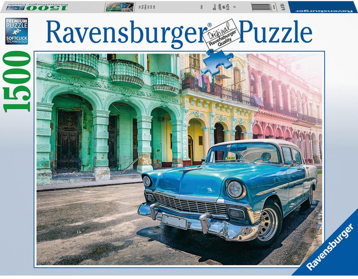Puzzle Ravensburger Auta Kuby 1500 elementów (4005556167104) - obraz 1
