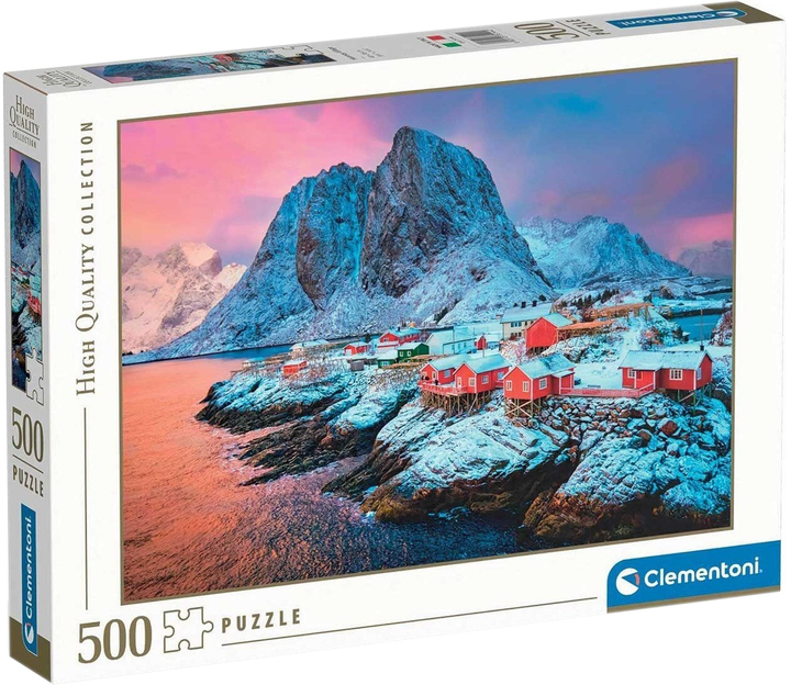 Puzzle Clementoni Hamnoy Village 500 elementów (8005125351442) - obraz 1