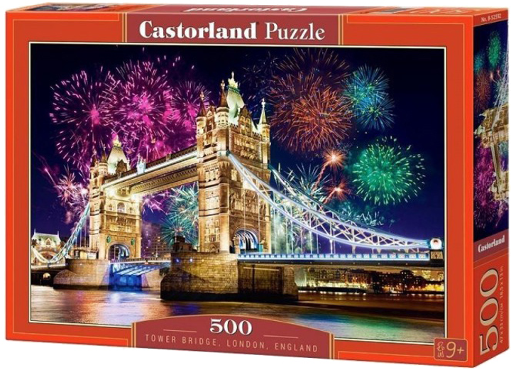 Puzzle Castorland Tower Bridge Londyn 500 elementów (5904438052592) - obraz 1