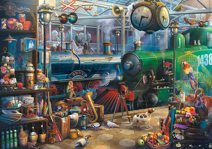 Puzzle Trefl Stacja kolejowa 6000 elementów (5900511650044) - obraz 3