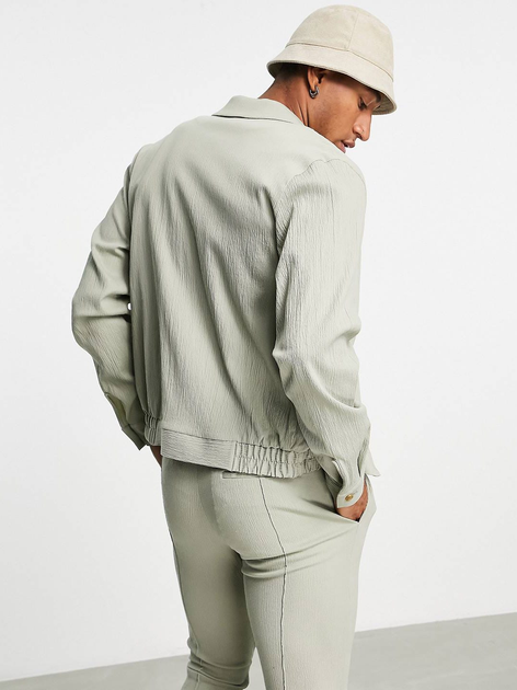 Куртка-рубашка мужская Asos 1933102 M Оливковая (ZP1933102092035) – в ...
