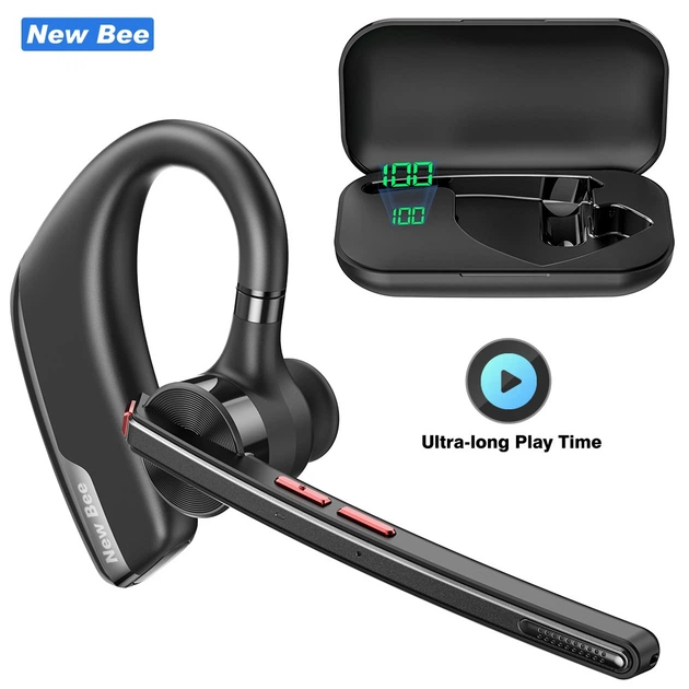 Гарнітура Bluetooth New Bee NB-M51 Black (NB-M51-EN) гарантия 1 рік - зображення 6