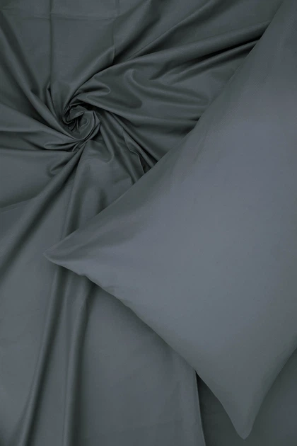 Простынь на резинке Good-Dream Бязь Dark Grey 150х200 см (GDPRGBDG150200) - изображение 3