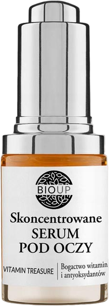 Skoncentrowane serum pod oczy Bioup Vitamin Treasure z retinolem i Q10 15 ml (5907642731062) - obraz 1