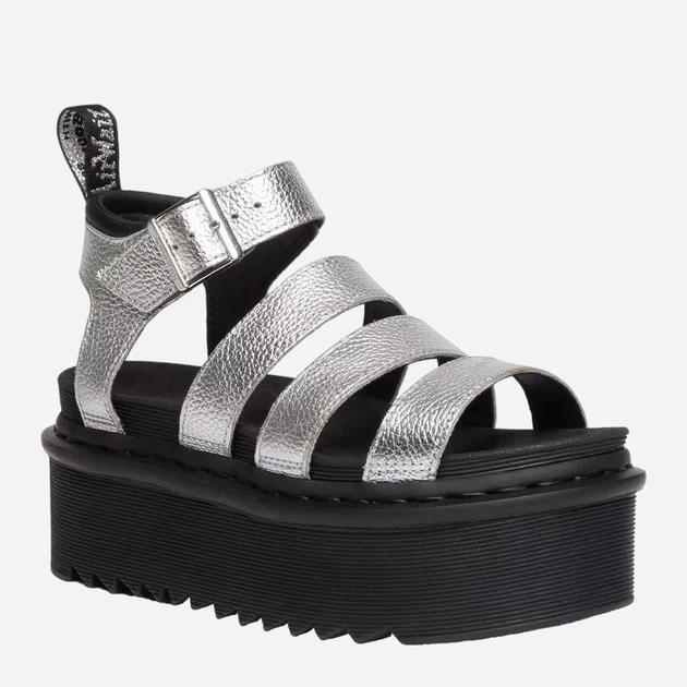 Sandały damskie na platformie Dr.Martens 30715058 36 (3UK) 22.5 cm Srebrne (190665548266) - obraz 2