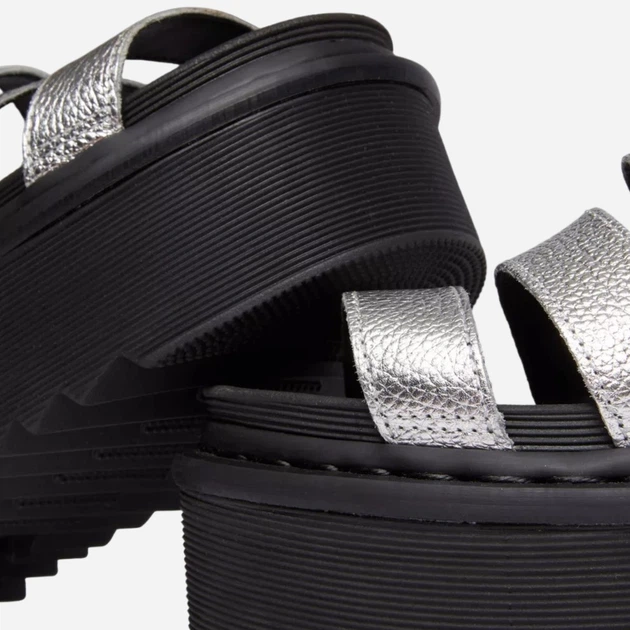 Sandały damskie na platformie Dr.Martens 30715058 36 (3UK) 22.5 cm Srebrne (190665548266) - obraz 7