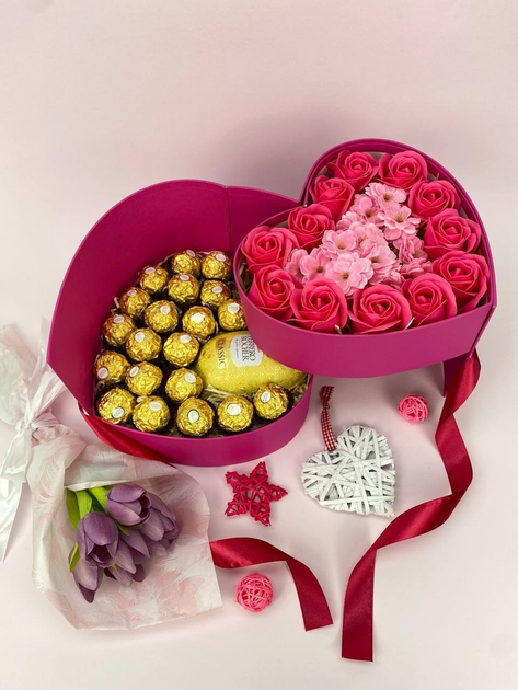 Подарок "Rose love" для любимой, для девушки, для подруги, для жены, на ...