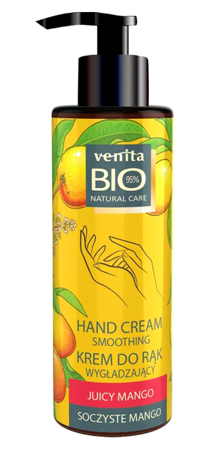 Krem do rąk Venita Bio Natural Care wygładzający juicy mango 100 ml (5902101520294) - obraz 1
