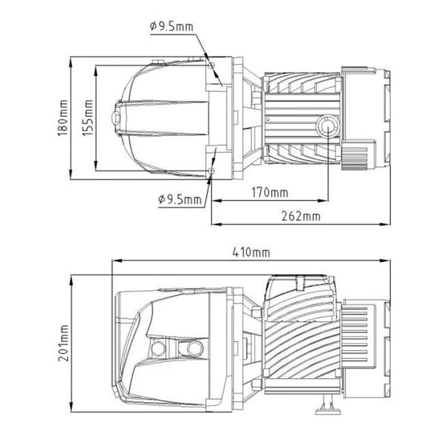 Насос поверхностный самовсасывающий Pumpman JET100 Нmax 43 м Qmax 3,6 куб.м 750 Вт - Фото 3 Насос поверхностный самовсасывающий Pumpman JET100 Нmax 43 м Qmax 3,6 куб.м 750 Вт - изображение 3