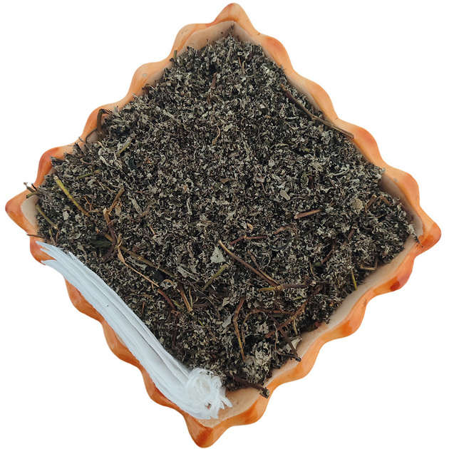 Чай травяной листовой Малина Ферментированная 50г + 10 фильтр мешочков Карпатский натуральный Лесосад - изображение 1